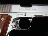 COLT GOVERNMENT SILVER STAR #38 .45 AUTO BRIGHT STAINLESS BSS ***NIB*** - 6 of 15