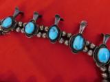 Gorgeous Navajo Squash Blossom Necklace - 3 of 14