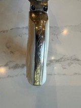 Colt 1st Gen SAA .45 Cal Engraved Nickel Gun - 12 of 13