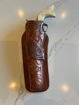 Colt 1st Gen SAA .45 Cal Engraved Nickel Gun - 13 of 13