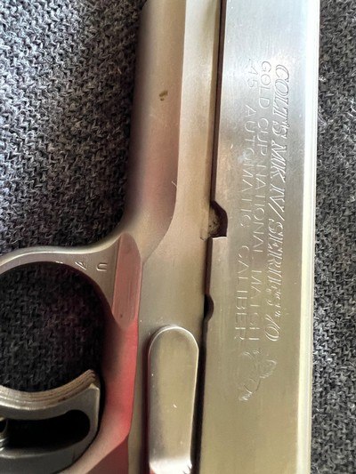 Colt Gold Cup National Match.45 Auto - Image 9 of 10