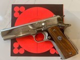 Colt MK IV Series 70 Comander Model .38 Super NIB 2-Tone Nickel - 1 of 8
