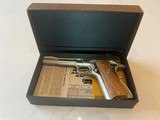 Colt MK IV Series 70 Comander Model .38 Super NIB 2-Tone Nickel - 5 of 8