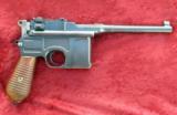 Mauser 1930s Commercial Broomhandle Pistol with Stock
- 12 of 15