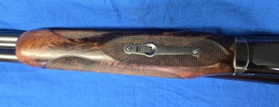 Winchester Model 21 Trap grade 32" with factory rib and additional factory stock and Briley Thin Wall Chokes - Image 10 of 15
