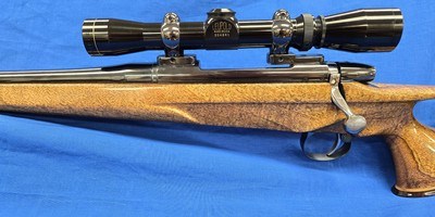 Harry Lawson 375 H&H Left hand with 2-7 Leupold - Image 3 of 15
