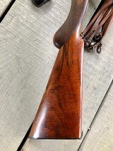 very good Lincoln Jeffries Jnr boxlock double 16 bore nitro proof Damascus sporting gun - 8 of 14