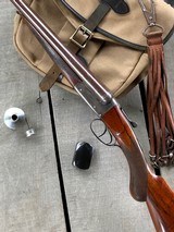 very good Lincoln Jeffries Jnr boxlock double 16 bore nitro proof Damascus sporting gun - 1 of 14