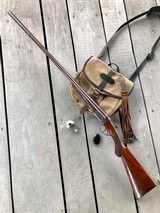 very good Lincoln Jeffries Jnr boxlock double 16 bore nitro proof Damascus sporting gun - 2 of 14