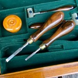 Extraordinarily Mint and Rare James Purdey Hammer Gun Case with Original Accessories for Charles Gordon - 8 of 15