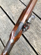 good W. COOK, PERTH 15 bore single barrel flintlock fowler - 4 of 12