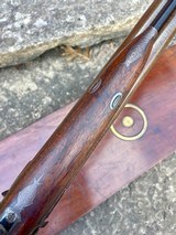 EARLY 1820S 14 BORE DOUBLE PERCUSSION BACK ACTION LOCK SPORTING GUN BY JOSEPH LANG - 9 of 14