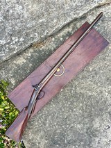 EARLY 1820S 14 BORE DOUBLE PERCUSSION BACK ACTION LOCK SPORTING GUN BY JOSEPH LANG - 2 of 14