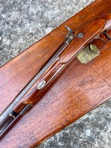 FINE JOHN BLISSETT 14 BORE SINGLE BARREL PERCUSSION SPORTING GUN, ORIGINAL MAKER'S CASE WITH TRADE LABEL - 5 of 15