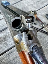 * RARE * NEWLY DISCOVERED * FRESH TO MARKET * Excellent WESTLEY RICHARDS, FAUNETA (20 bore shot and ball gun/rifle) - 6 of 15