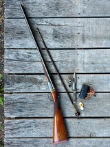 * RARE * NEWLY DISCOVERED * FRESH TO MARKET * Excellent WESTLEY RICHARDS, FAUNETA (20 bore shot and ball gun/rifle) - 15 of 15
