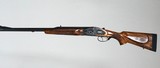 Harold Wolf Double Rifle-- Two Barrels-- .460 Weatherby & .416 Rigby - 2 of 15