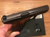 HK P7 PSP with 3 Magazine, manual, wood grips, and orig black grips - 5 of 7