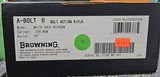 NIB Browning A bolt White Gold Medallion 270wsm octagon - 11 of 11