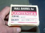 CONTENDER 10" bull barrel, .357 MAXIMUM, blue, with adjustable sights, new condition - 1 of 4