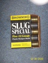 BROWNING 12 gauge slugs - 2 of 3
