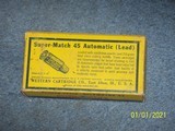 WESTERN SUPER MATCH
.45 auto, 50 rounds - 3 of 4
