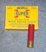 WESTERN 20 gauge slugs, 5 round box - 1 of 2