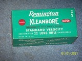 REMINGTONKleanbore 22 LR, PRISTINE, MINTbrick of 500 rounds - 1 of 1