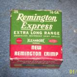 REMINGTON Express 16 gauge, 2 + 3/4" long, paper shells - 1 of 3
