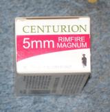 5 MM rimfire ammo, new in boxes, 30 grain hollow point - 1 of 2