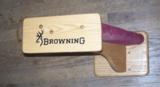 BROWNING gun rack, solid oak - 6 of 6