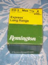 REMINGTON Express 410 gauge, 3", 11/16 oz,#4 shot, 21 rounds - 1 of 1