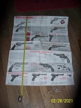 RUGER 1981 fold out catalog - 3 of 3