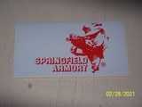 SPRINGFIELD ARMORY adhesive sticker - 1 of 1