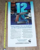 SPRINGFIELD ARMORY dealer sign - 1 of 2