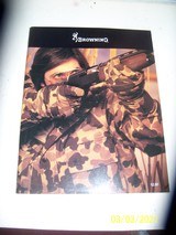 BROWNING full size catalog from 1987, mint condition - 1 of 2