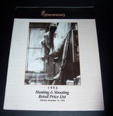 BROWNING full size catalog from 1993, mint condition - 2 of 2