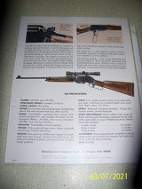 BROWNING tri fold, 1970 introduction of the
BLR - 2 of 2