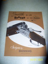 BROWNING Superposed full size ad, 1954 - 1 of 5