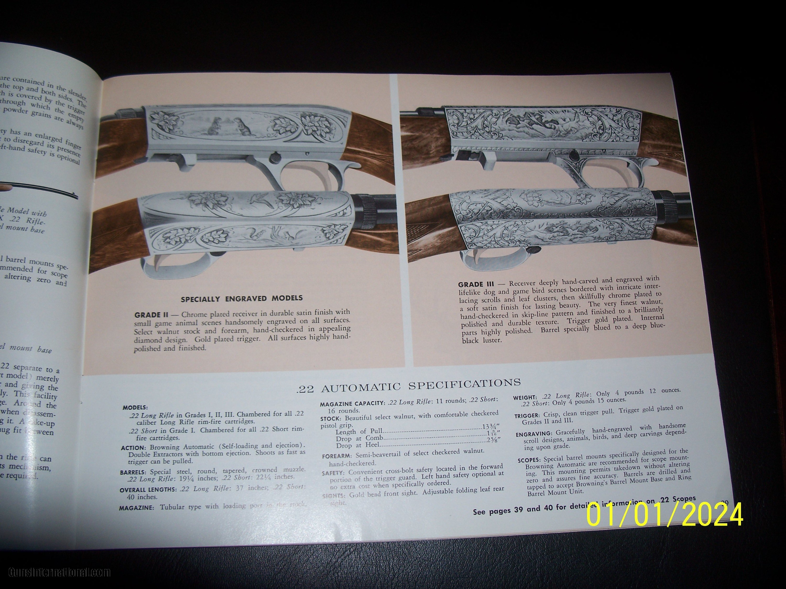 BROWNING 1968 full size catalog and price list