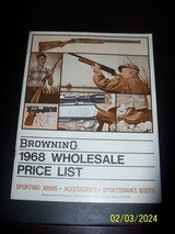 BROWNING1968 full size catalog and price list - 3 of 6