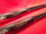 Pair of Perazzi SCO/O 20 gauge extra barrels-fully egraved, gold inlays-fitted case. - 6 of 14