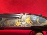 Pair of Perazzi SCO/O 20 gauge extra barrels-fully egraved, gold inlays-fitted case. - 4 of 14