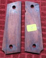 Factory Colt Full Size 1911 NO LOGO Wood Pistol Grips - 2 of 4