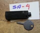 Factory Springfield Armory 1911 Compact Flat Black Checkered Mainspring Housing - 1 of 8