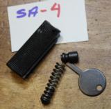 Factory Springfield Armory 1911 Compact Flat Black Checkered Mainspring Housing - 2 of 8
