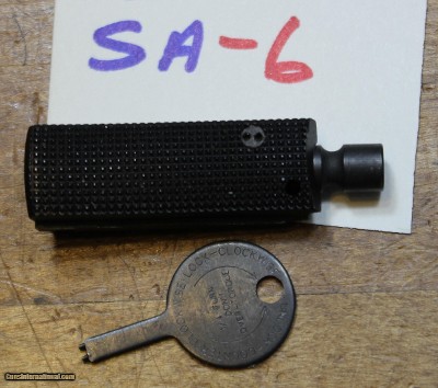 Factory Springfield Armory 1911 Compact Flat Black Checkered Mainspring Housing