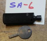 Factory Springfield Armory 1911 Compact Flat Black Checkered Mainspring Housing