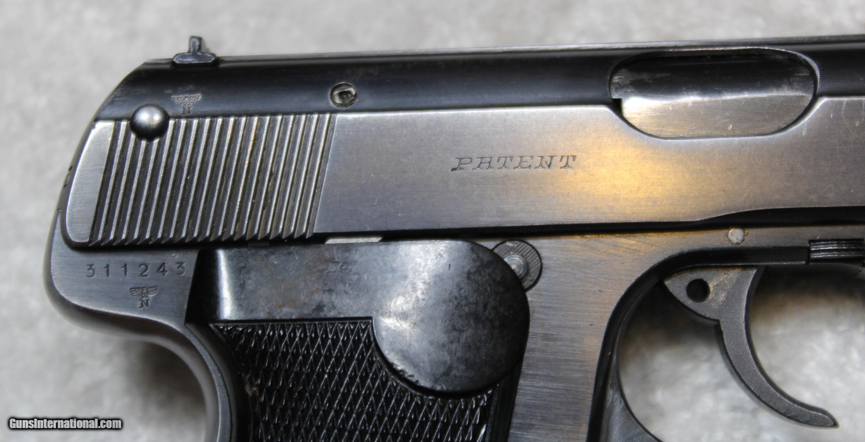 J.P. Sauer & Sohn, Suhl 38H 7.65mm Nazi Police Eagle/C Semi Pistol