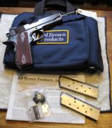 Ed Brown Kobra Carry 1911 45ACP Bobtail Blue Steel Pistol - 1 of 25